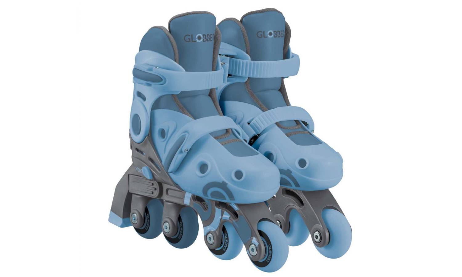 Роликовые коньки GLOBBER 2в1 серо-синие размер 30-33 7