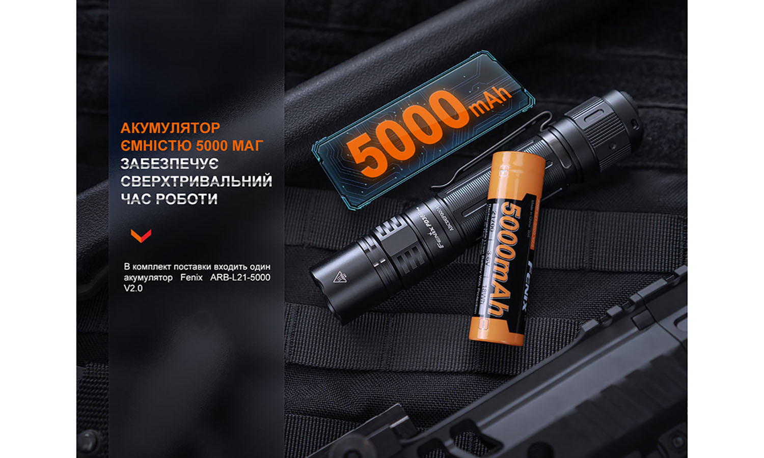 Фонарь ручной тактический Fenix PD36R Pro RED 10