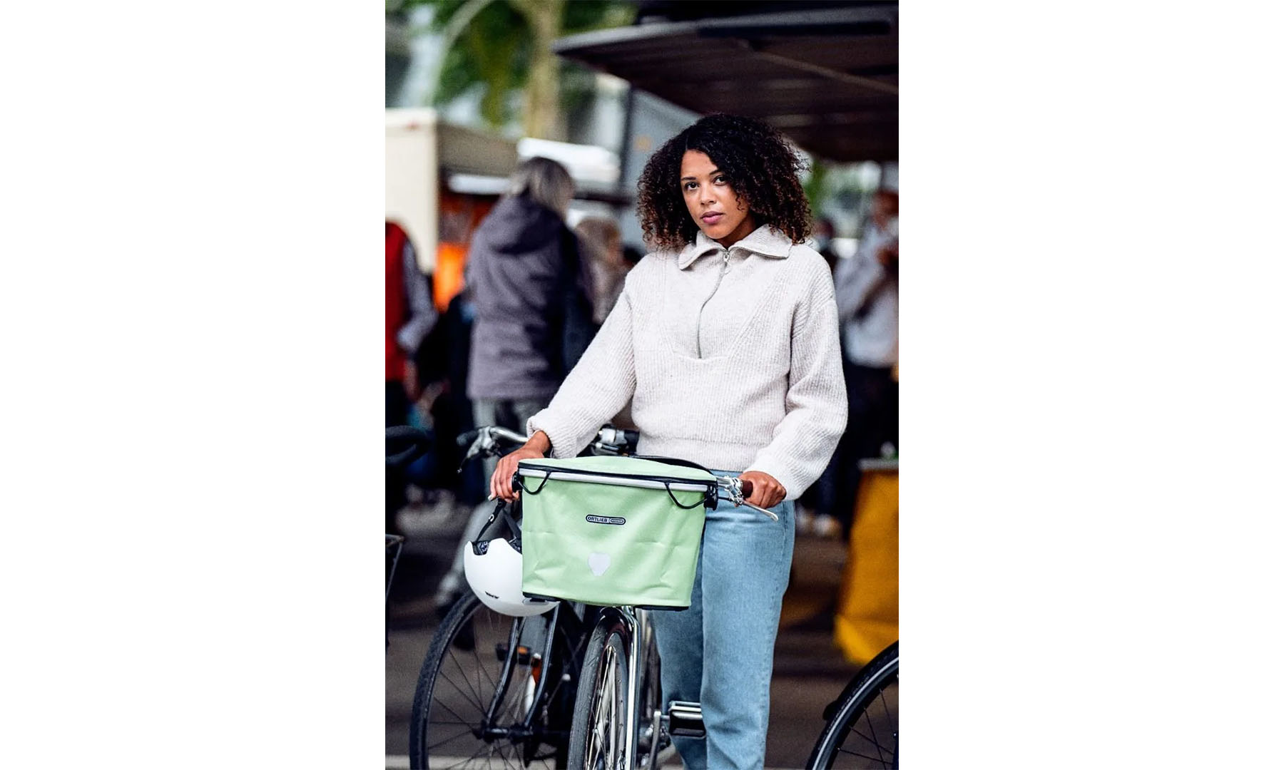 Гермосумка велосипедная на руль Ortlieb Up-Town City лимонный 17,5 л 2