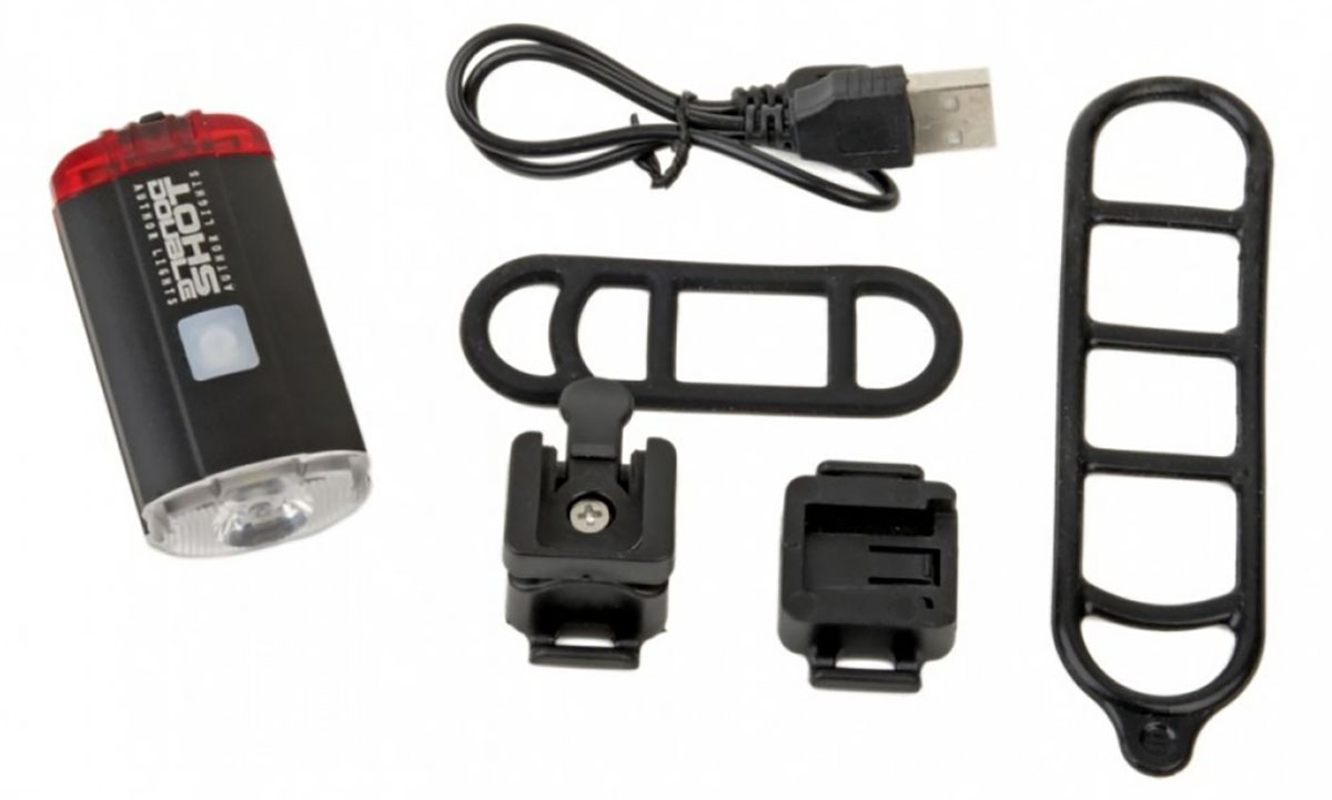 Фотографія Кріплення для ліхтаря Author A-DoubleShot 250/12 lm USB із червоним червоним світлом 2
