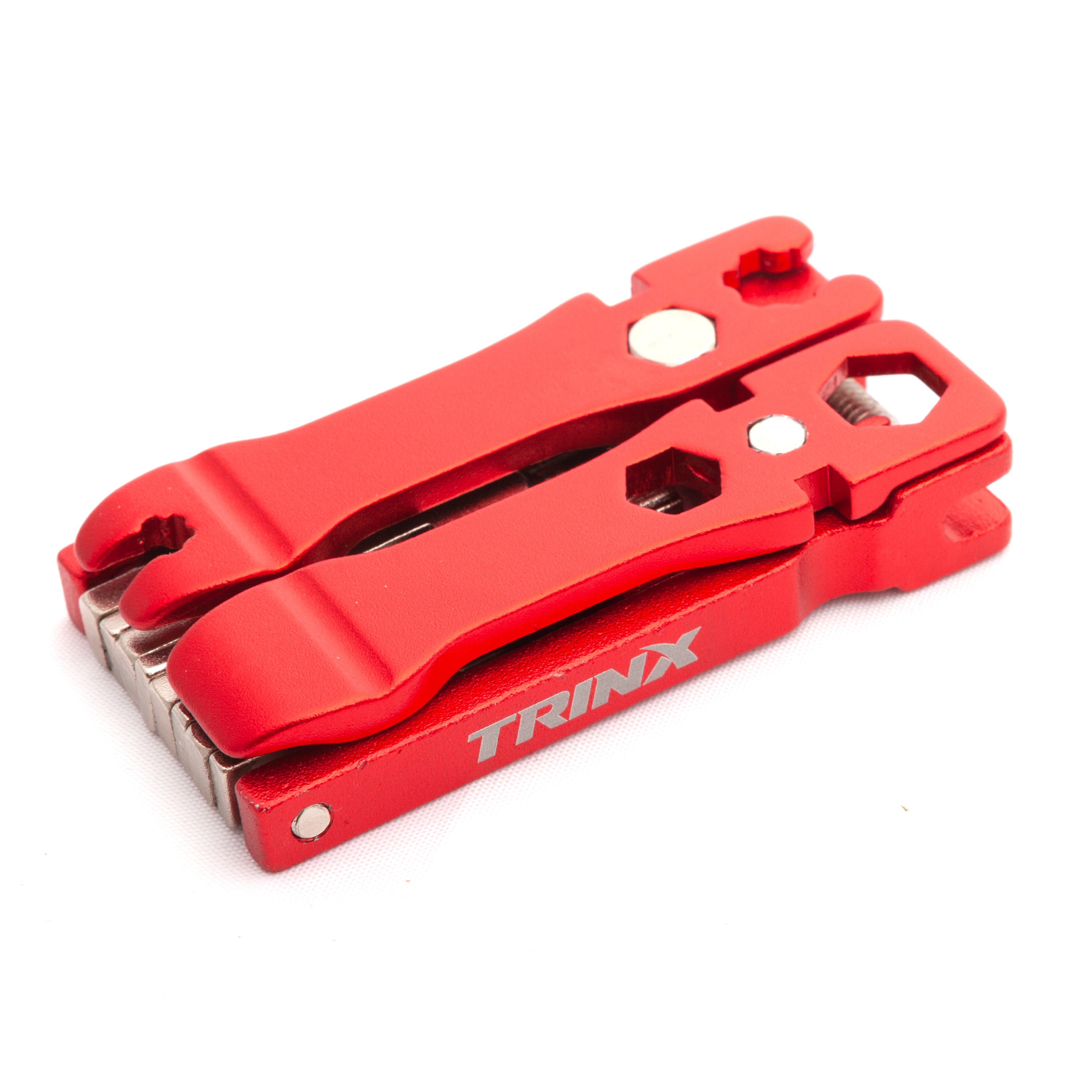 Фотография  Мультитул ключи-шестигранники Trinx TG12, компактные, цвет Красный 3