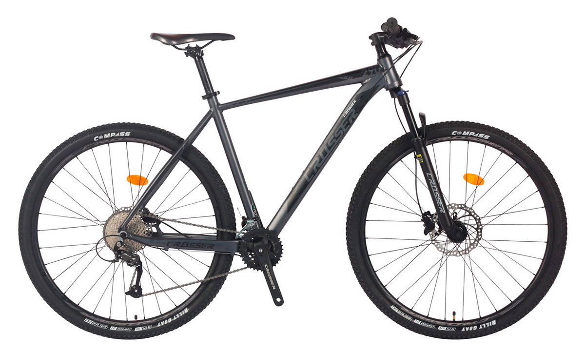 Фотография Велосипед Crosser Solo 2x9 Altus 29" размер L рама 19 2023 черный
