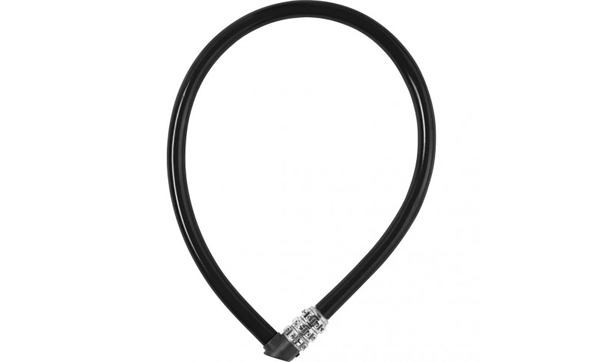 Замок кодовый тросовый прямой ABUS 3406C/55см, Black, черный 