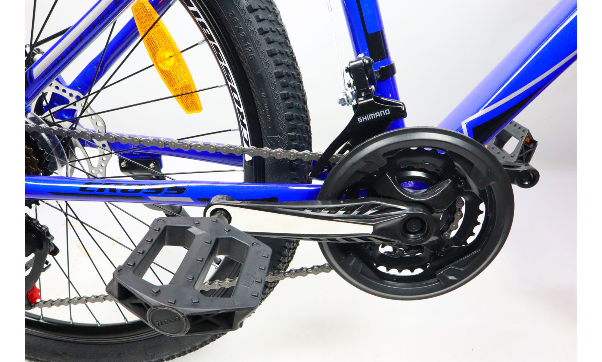 Велосипед Cross Hunter 26", розмір XS, рама 13", 2025, Синій 3