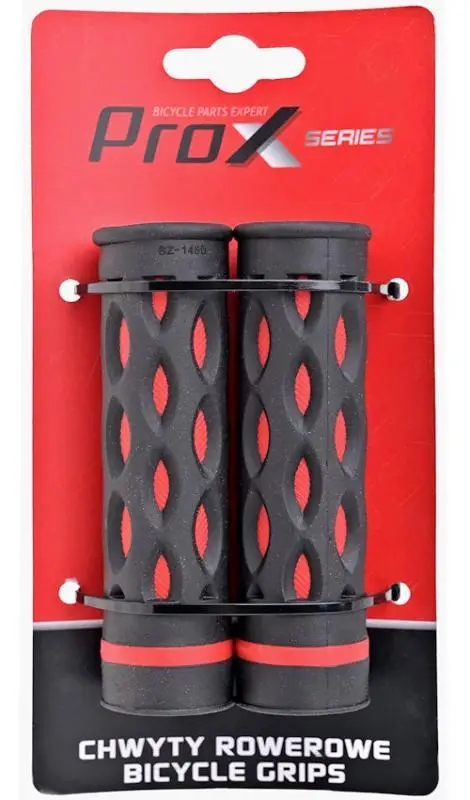 Грипси ProX GP-48B 115mm, Чорно-червоний 2 Грипси ProX GP-48B 115mm, Чорно-червоний 2