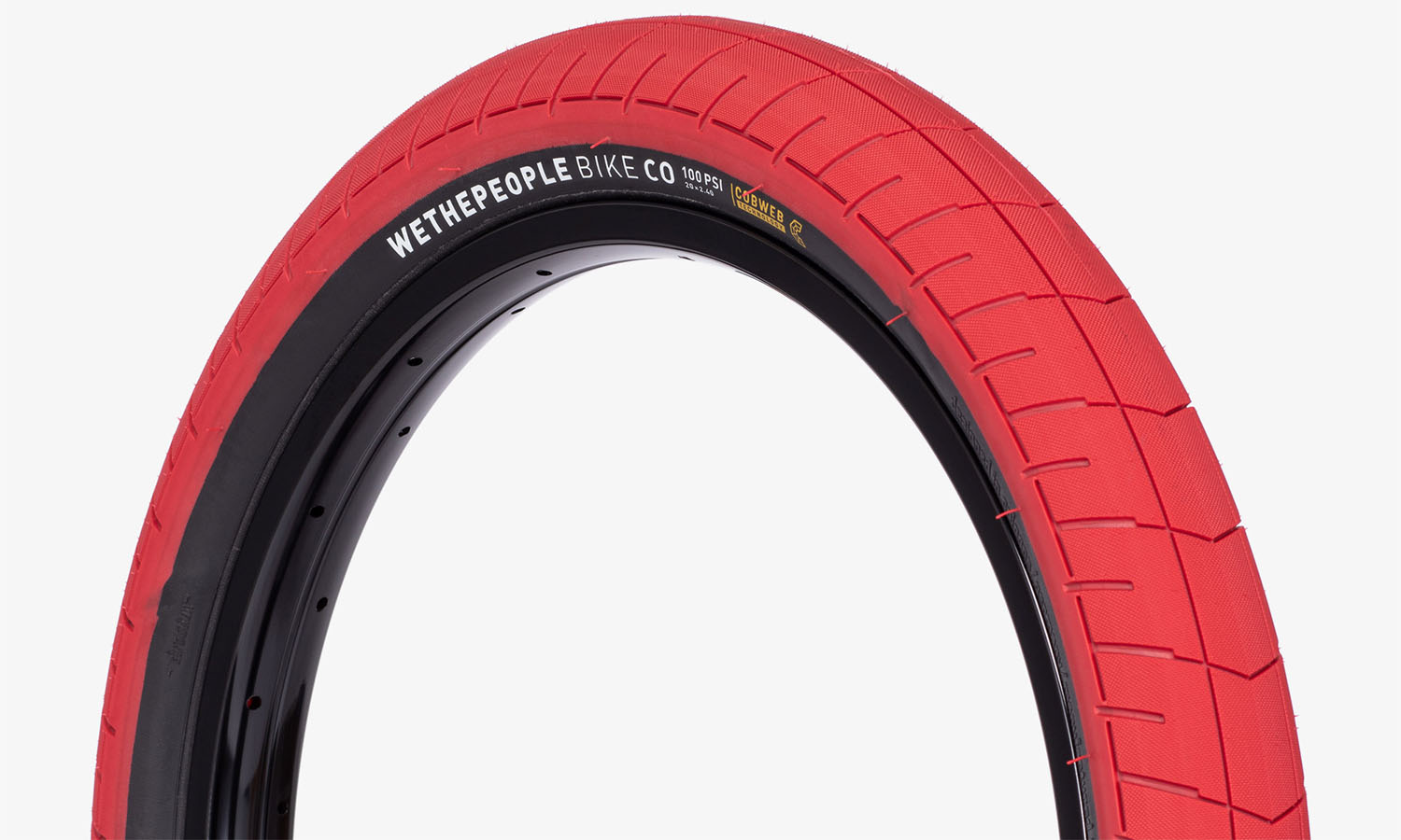 Фотография Покрышка WeThePeople ACTIVATE Tire красная/черные бока 20"x2.4" 100 PSI