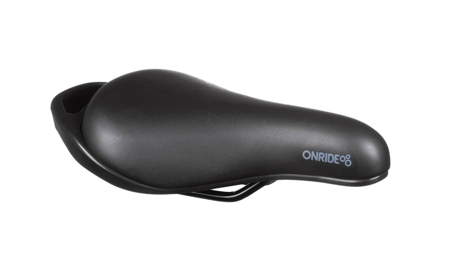Сідло ONRIDE Vector, сталеві рамки, 247х143 мм, дитяче, чорний 