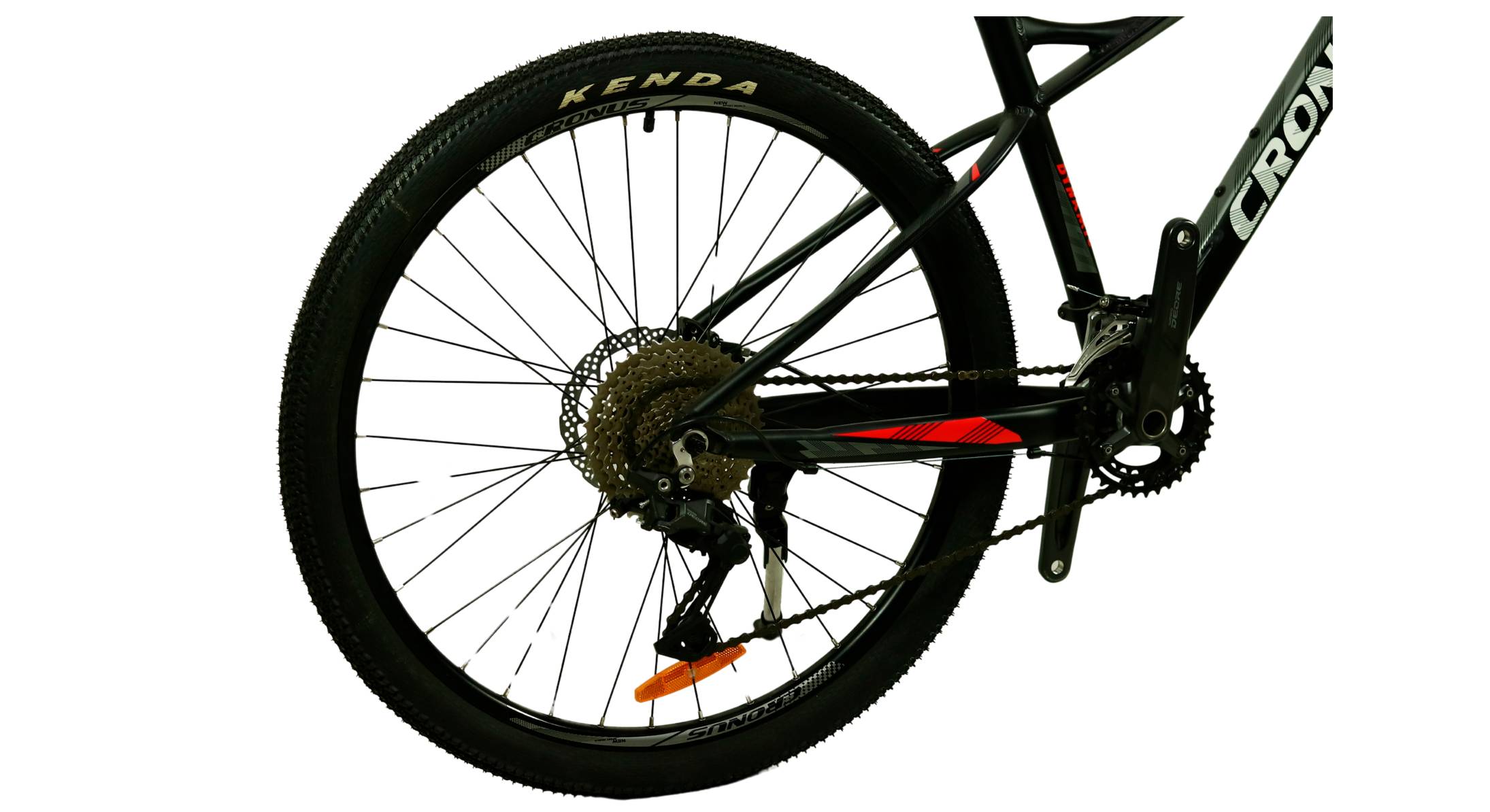 Велосипед Cronus Dynamic 27.5", розмір L рама 19.5 (2020), Чорний-Червоний 4