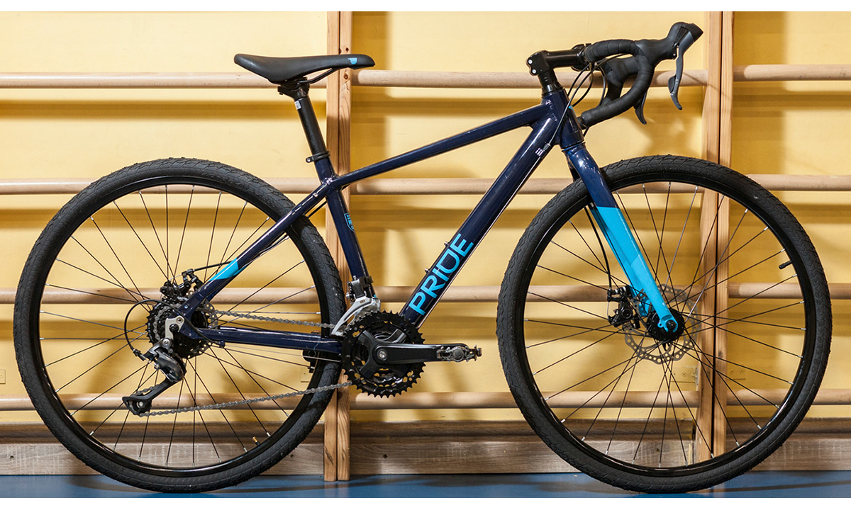 Фотографія Велосипед Pride Rocx 7.1 27,5" (2020) 2020 Синьо-жовтогарячий
