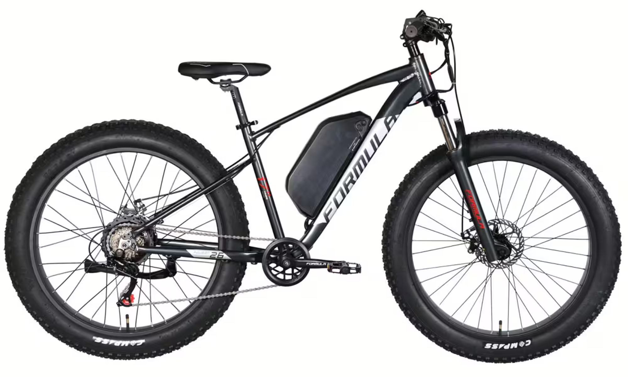 Велосипед с электроприводом Formula ePALADIN DD FR 26", размер M, рама 17", 48B 15.6А*ч 500Вт, год 2026, темно-серебристый Велосипед с электроприводом Formula ePALADIN DD FR 26", размер M, рама 17", 48B 15.6А*ч 500Вт, год 2026, темно-серебристый
