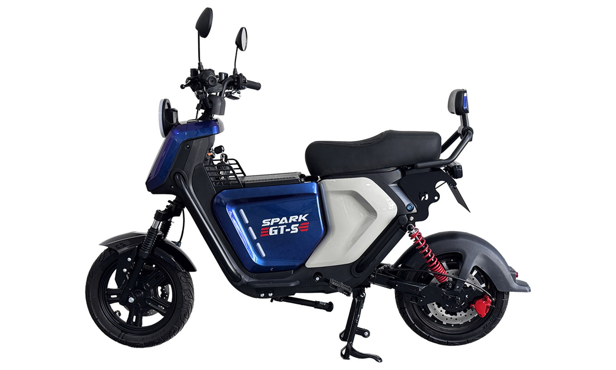 Велосипед с электромотором SPARK GT-S 12", рама 16", 72V/1500W/20Ah, LiFePO4, синий с серым 2 Велосипед с электромотором SPARK GT-S 12", рама 16", 72V/1500W/20Ah, LiFePO4, синий с серым 2