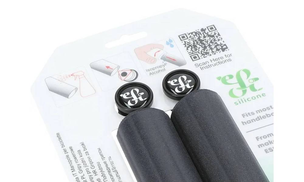 Грипсы ESI Plush Silicone Black 10 Грипсы ESI Plush Silicone Black 10
