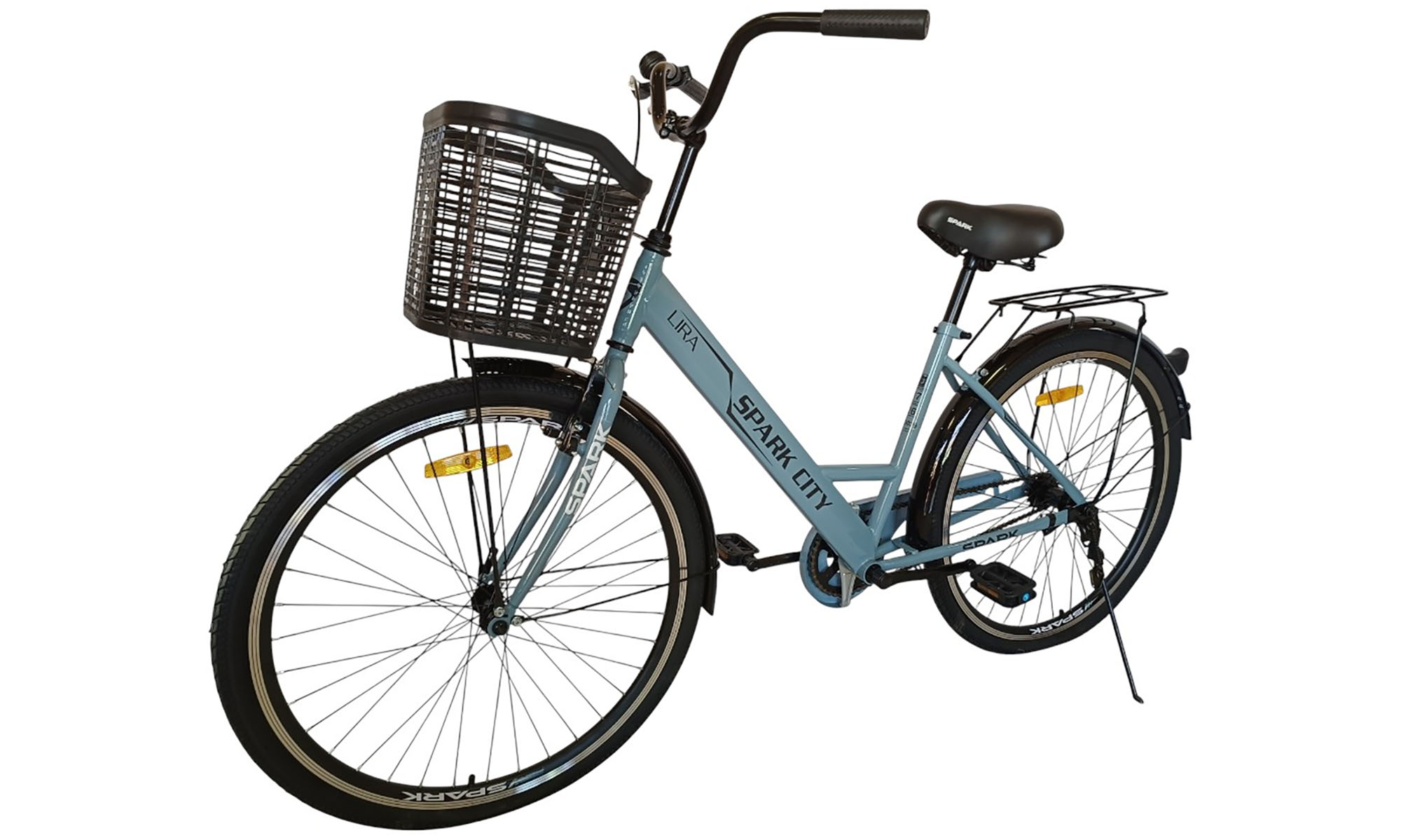 Велосипед SPARK CITY LIRA 26", размер M, рама 17", год 2026, зеленый 5