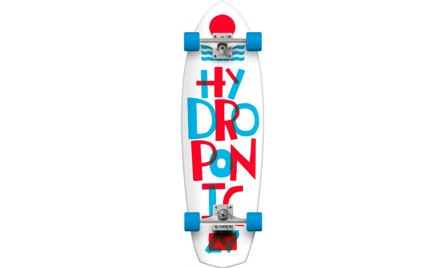 Фотография Круизер Hydroponic Diamond Cruiser Skateboard 32" - Tipe White