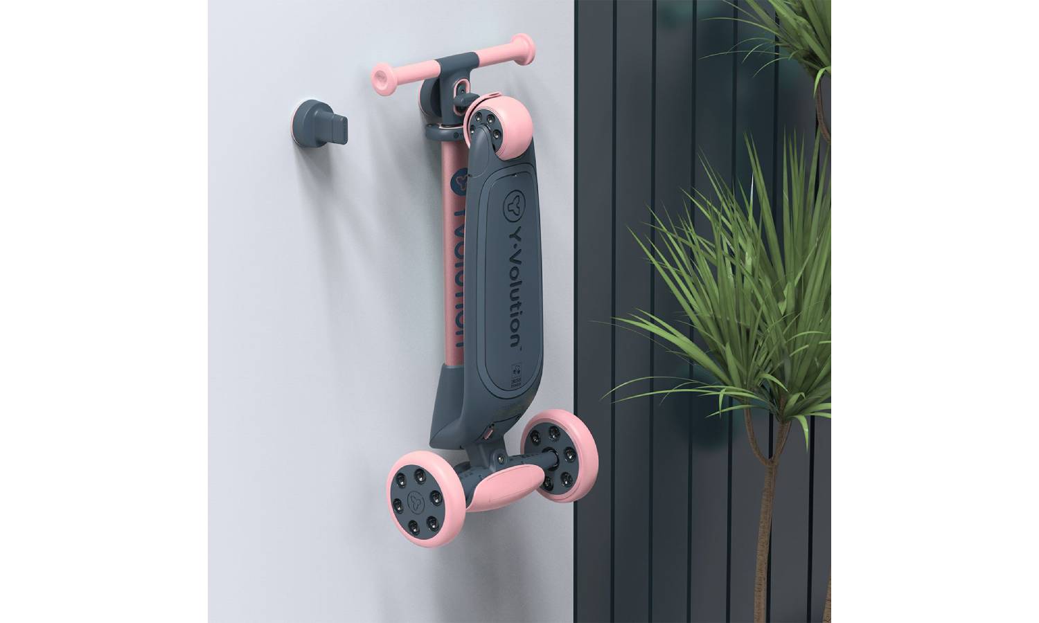 Самокат Yvolution YGlider NUA розовый 2