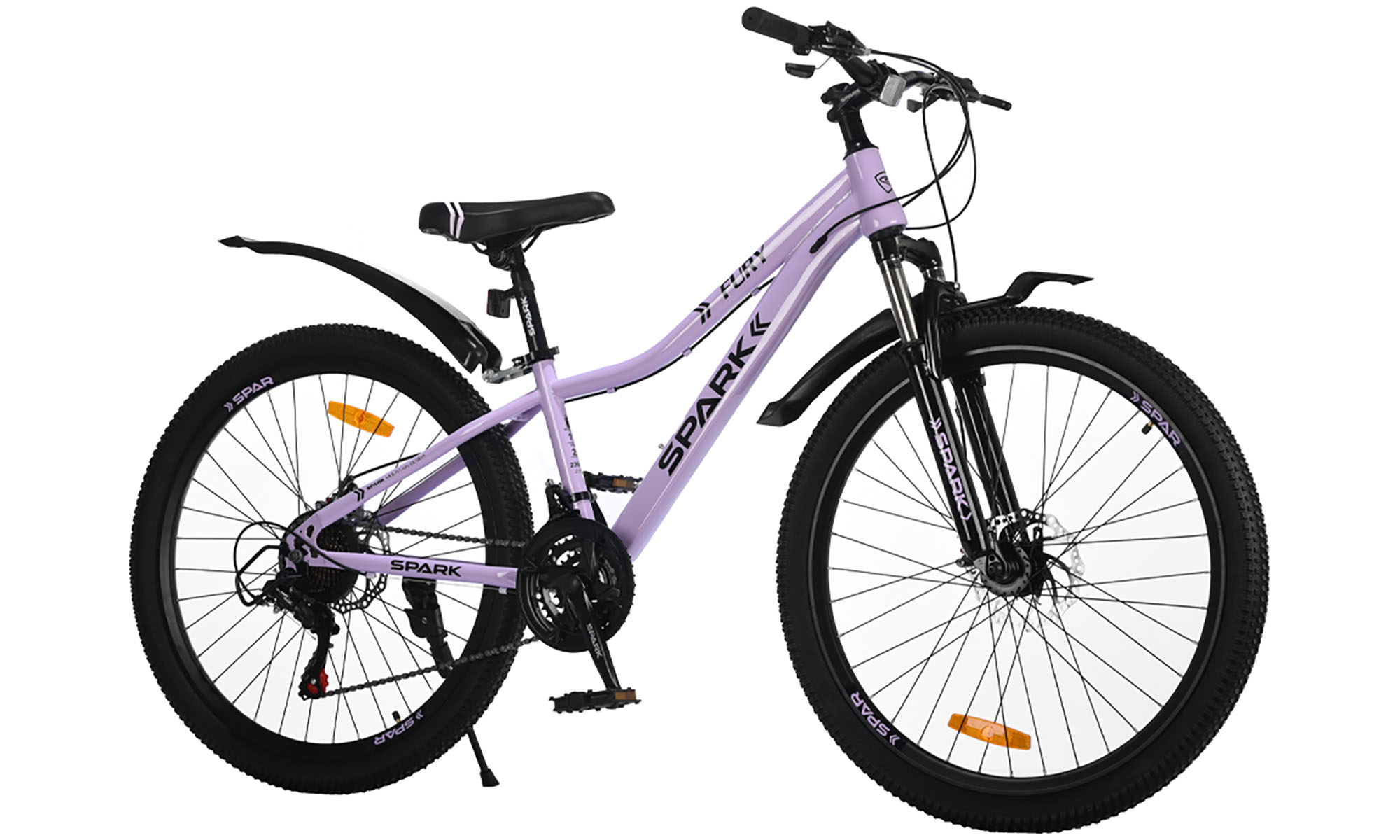 Велосипед SPARK FURY 26", размер XS, рама 13", год 2026, сиреневый 3