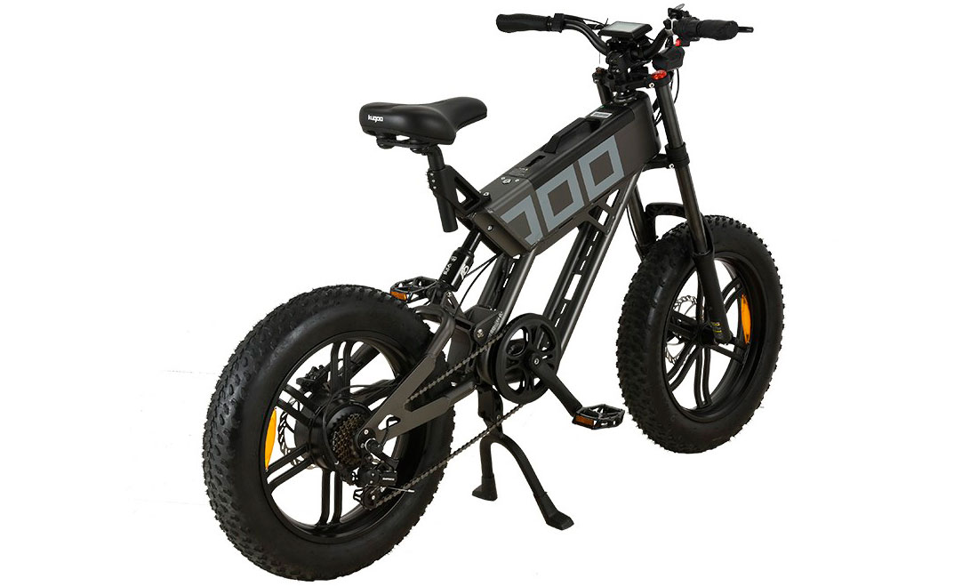 Электровелосипед фетбайк KUGOO T-01, (500 Вт; 13 Ah; 48 В) 20х4", серый 8