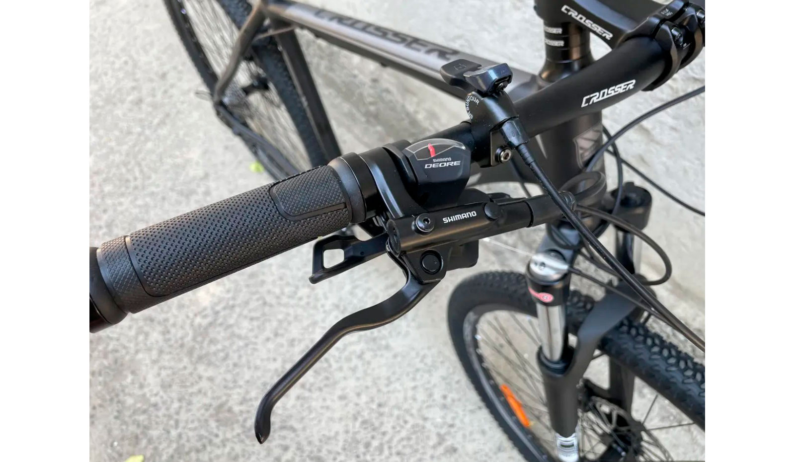 Велосипед Сrosser One Deore 29" розмір L рама 19 2022 Чорно-сірий 5