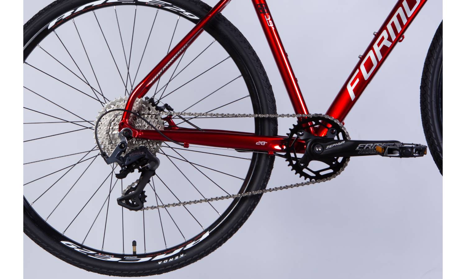 Велосипед Formula SHORTCUT DD 28" розмір L рама 19" 2025 червоний 5