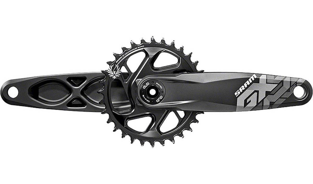 Фотография Шатуны SRAM Crank GX Eagle Fat Bike 4" DUB 12ск 175 Direct Mount Звезда 30t X-SYNC 2 Black 2