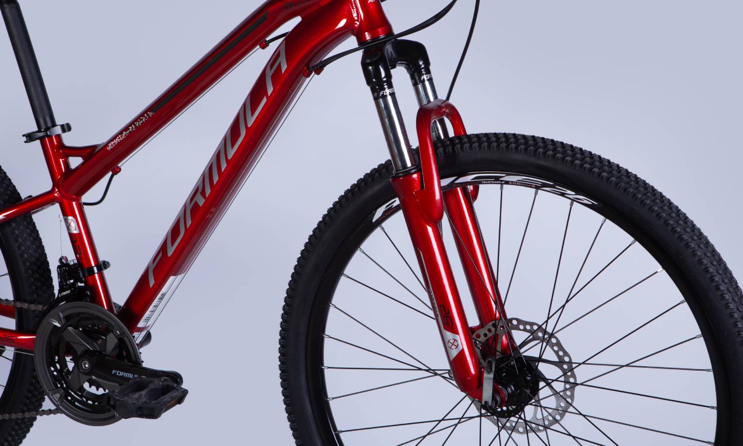 Велосипед Formula BLACKWOOD DD 26" размер XS рама 13" 2025 красный 5