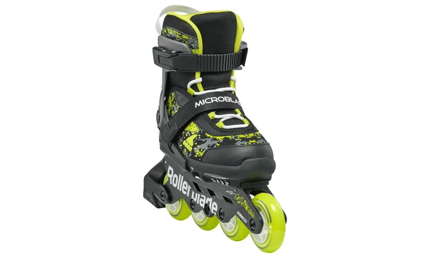 Ролики Rollerblade Microblade SL black-lime 28-32 7