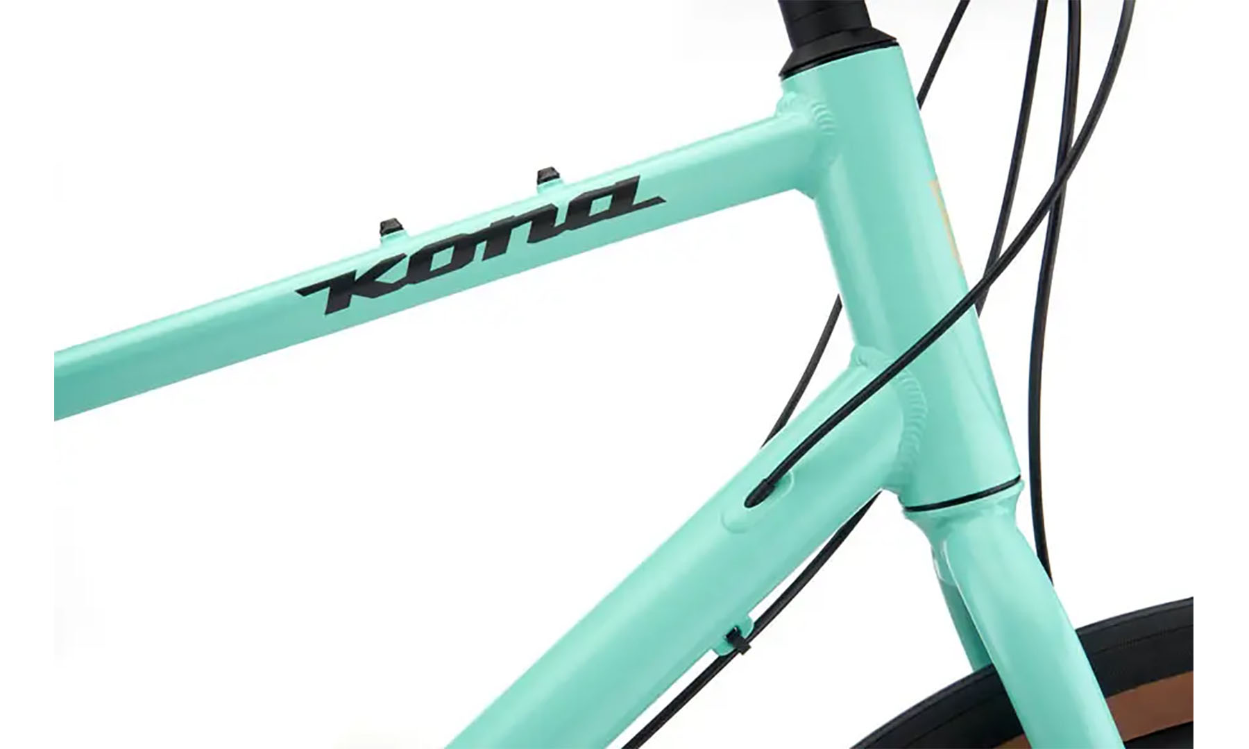 Фотография Велосипед дорожный Kona Dew Green 27.5" размер рамы L, 2022, Mint Green (мятный) 5