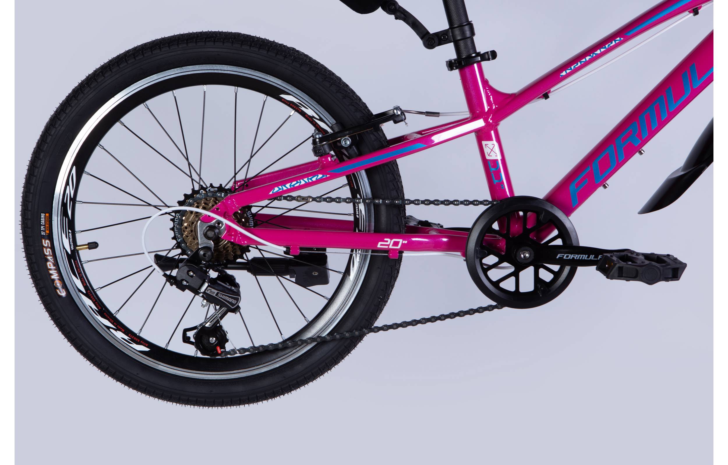 Фотографія Велосипед Formula ACID Vbr 20" рама 11" 2025 рожево-синій 4