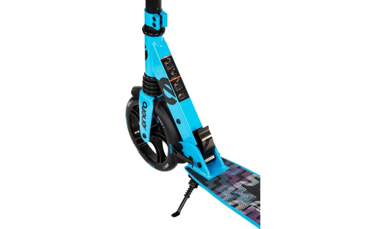 Самокат Enero 200мм Maze City синьо-чорний 3