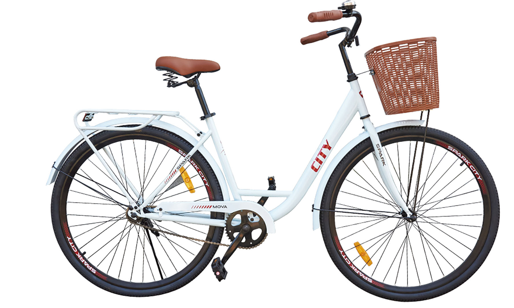 Фотография Велосипед SPARK CITY MOVA 28", размер рамы L (18"), белый