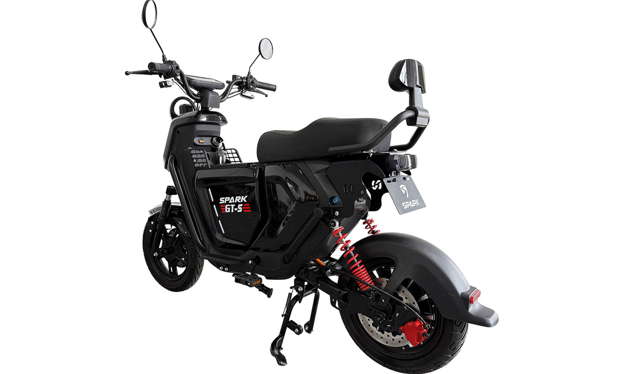 Велосипед с электромотором SPARK GT-S 12", рама 16", 72V/1500W/20Ah, LiFePO4, чёрный 2 Велосипед с электромотором SPARK GT-S 12", рама 16", 72V/1500W/20Ah, LiFePO4, чёрный 2