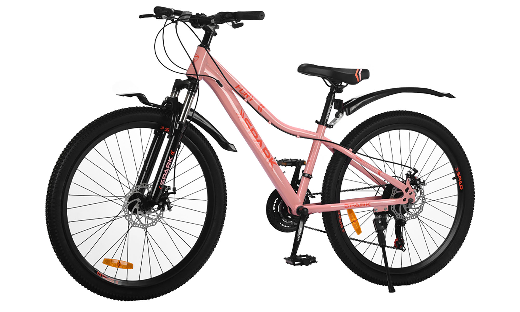 Велосипед SPARK FURY 26", размер XS, рама 13", год 2026, розовый 2