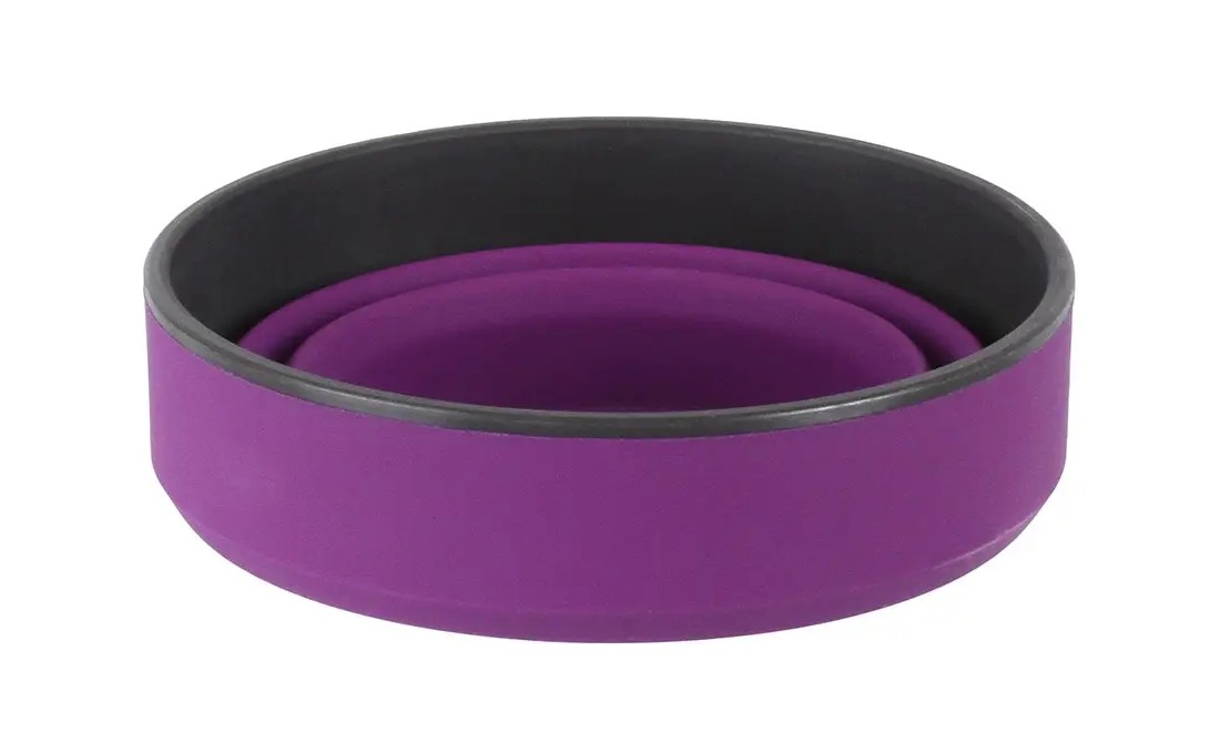 Кухоль туристичний складаний Lifeventure Silicone Ellipse Mug purple 2