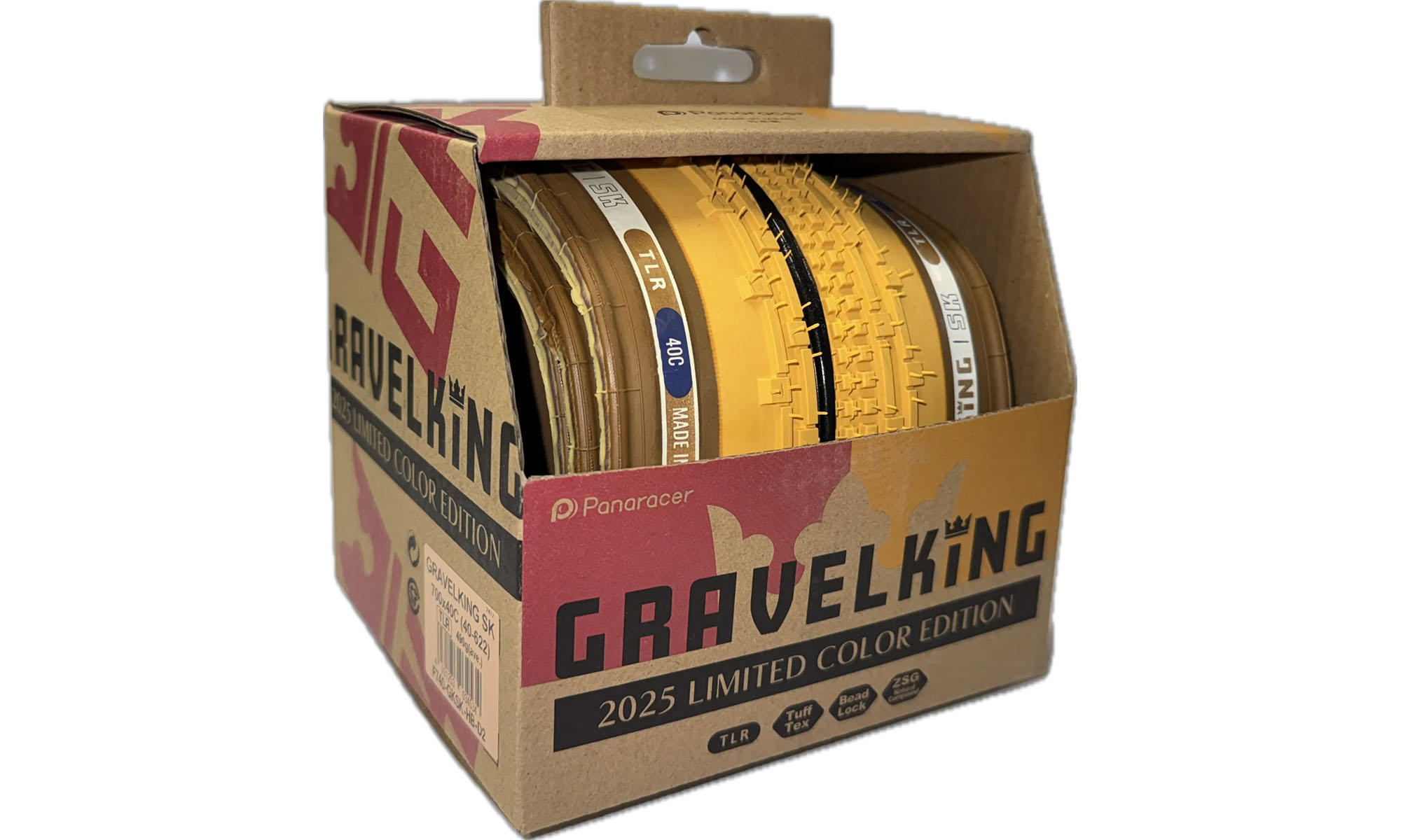 Покрышка Panaracer GRAVELKING SK (Gen2), 28", 700x40C (40х622), LIMITED Edition, желто-коричневая 2