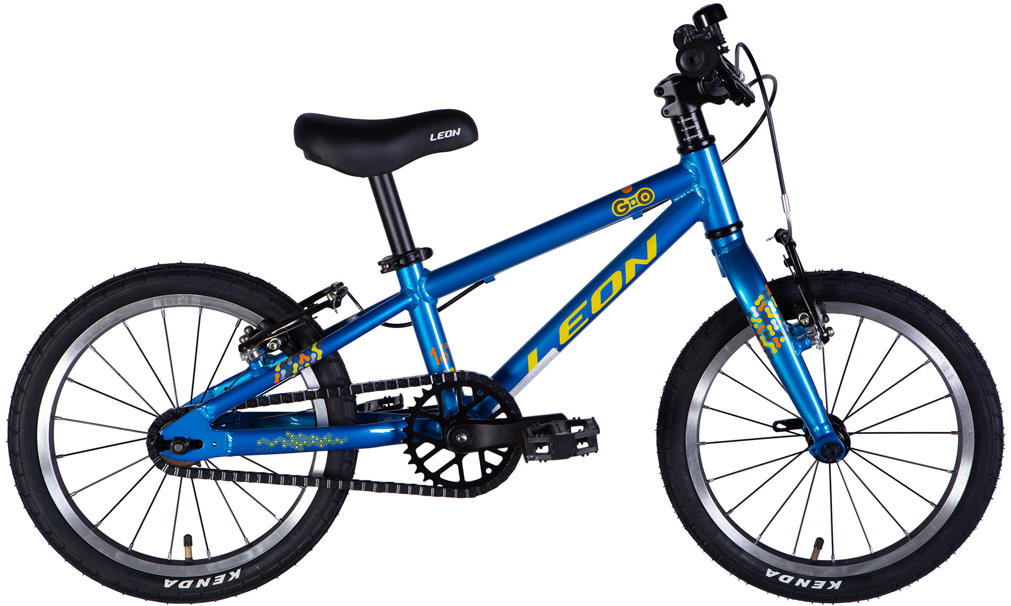 Фотографія Велосипед Leon GO Vbr FR 16", размер XXXS, рама-8", 2025, синий 