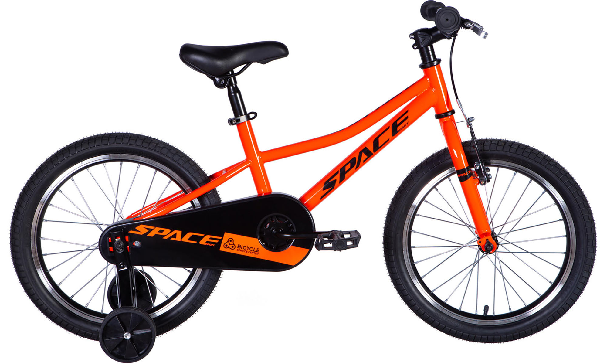 Велосипед SPACE KID PLUTO BH 18", размер XXS, рама-10", год 2026, оранжевый 