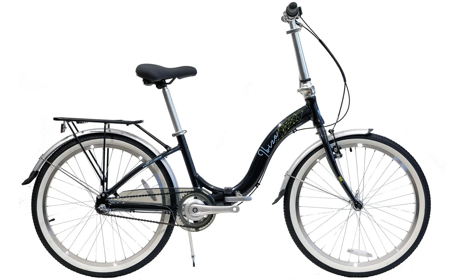 Фотографія Велосипед складний Winner IBIZA 24", рама One Size, 2024, чорний