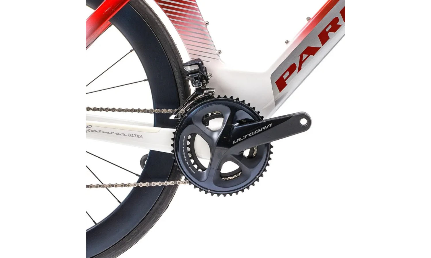 Велосипед PARDUS Road Gomera Ultra Ultegra Di2 11s Disc Red White Размер рамы L 4