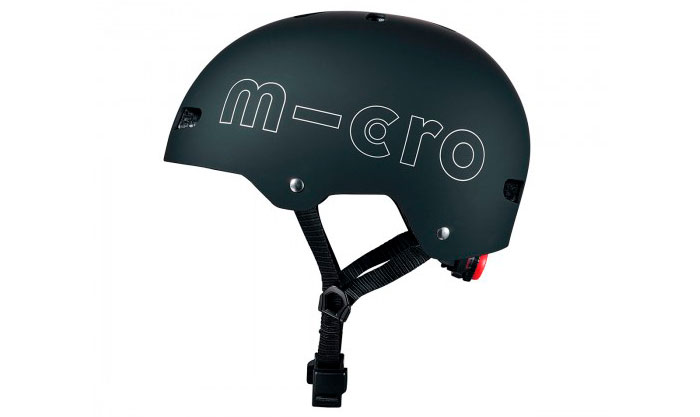 Фотография Защитный шлем MICRO Черный размер M 54-58 см