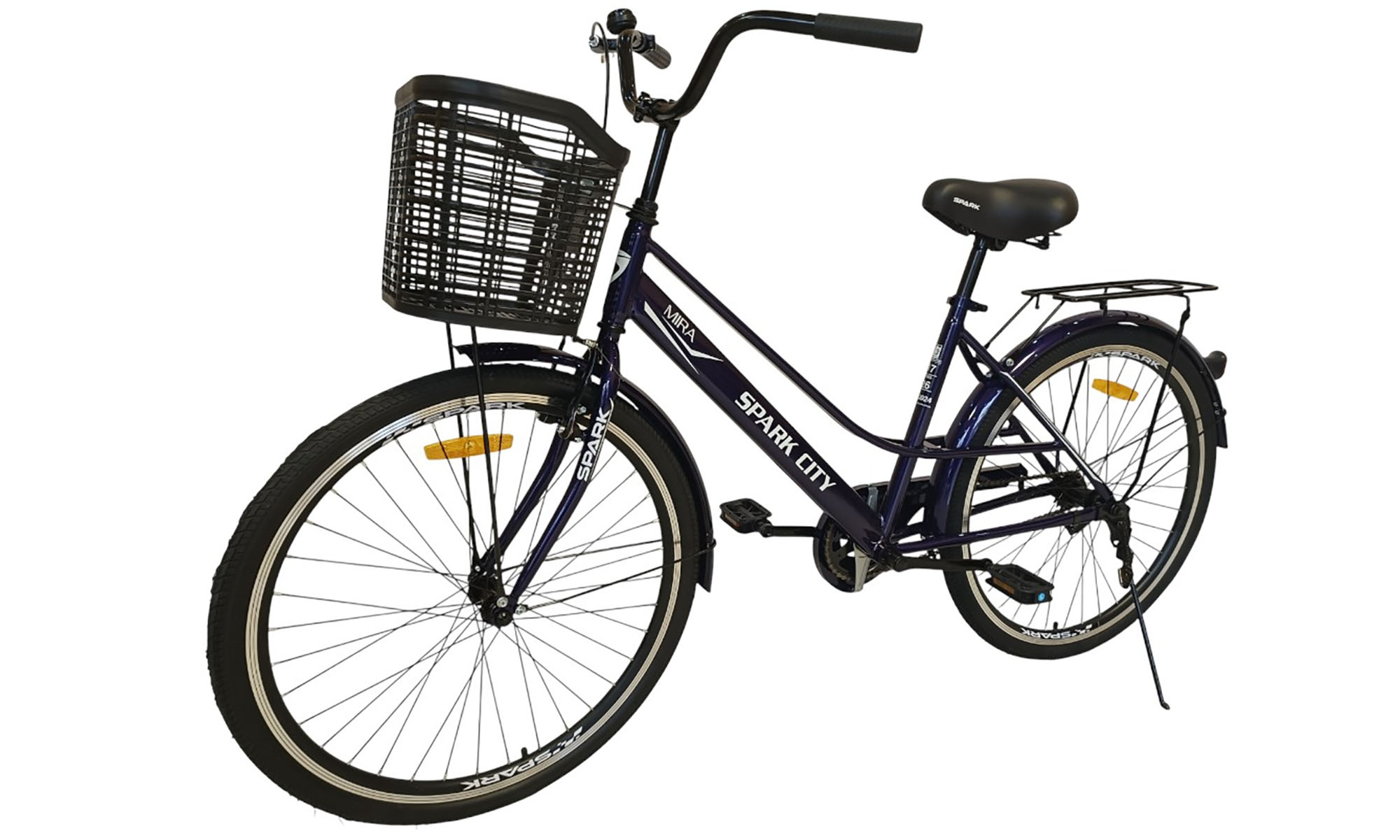 Велосипед SPARK CITY MIRA 26", размер M, рама - 17", год 2026, синий 5 Велосипед SPARK CITY MIRA 26", размер M, рама - 17", год 2026, синий 5