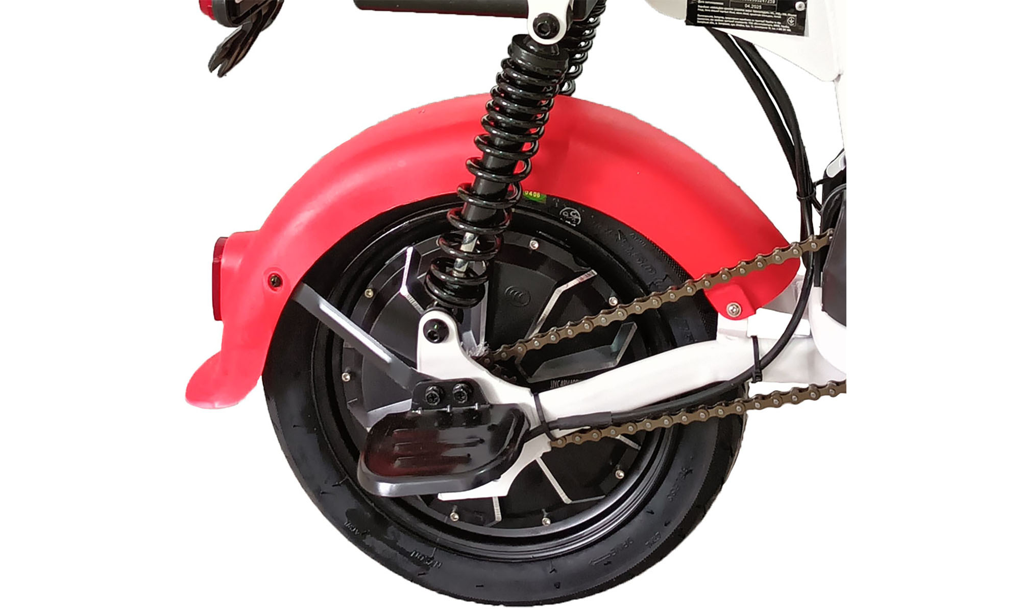 Електровелосипед SPARK COMPACT 14" 48V/400W/12Ah Червоний 2