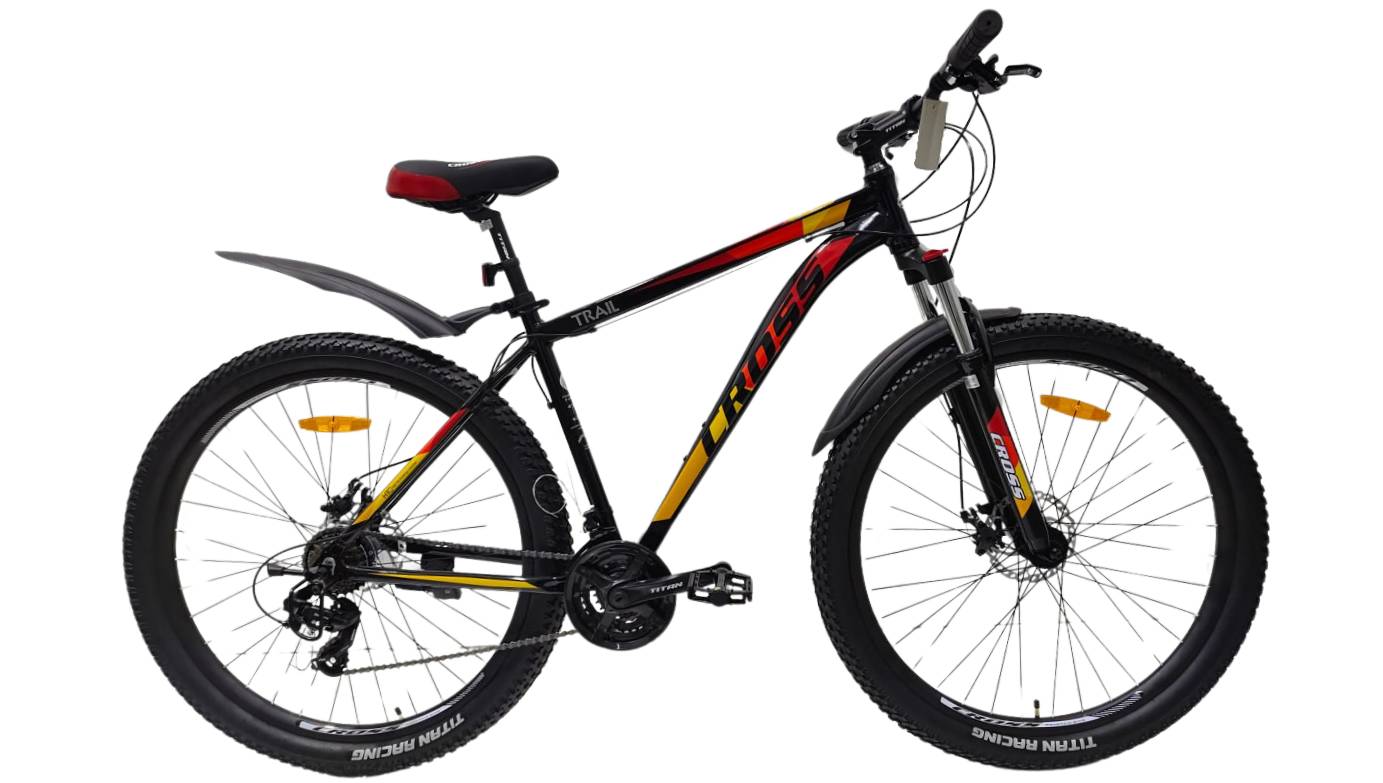 Фотографія Велосипед CROSS Trail 29", размер L рама 18" (2024), Черно-красный