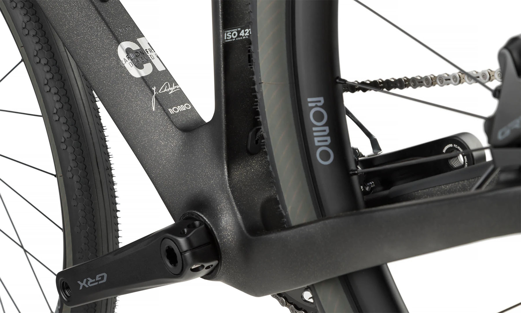 Велосипед Rondo RATT CF2 28" рама L 2024 Black/Silver (UK) 4