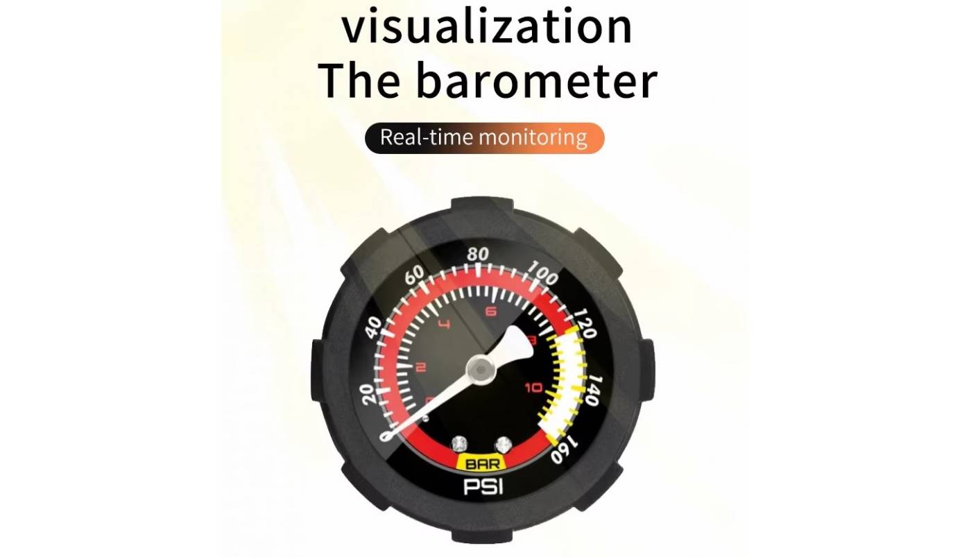 Насос напольный BEE Р32ВС-03 сталь AV/FV с манометром, серый 4