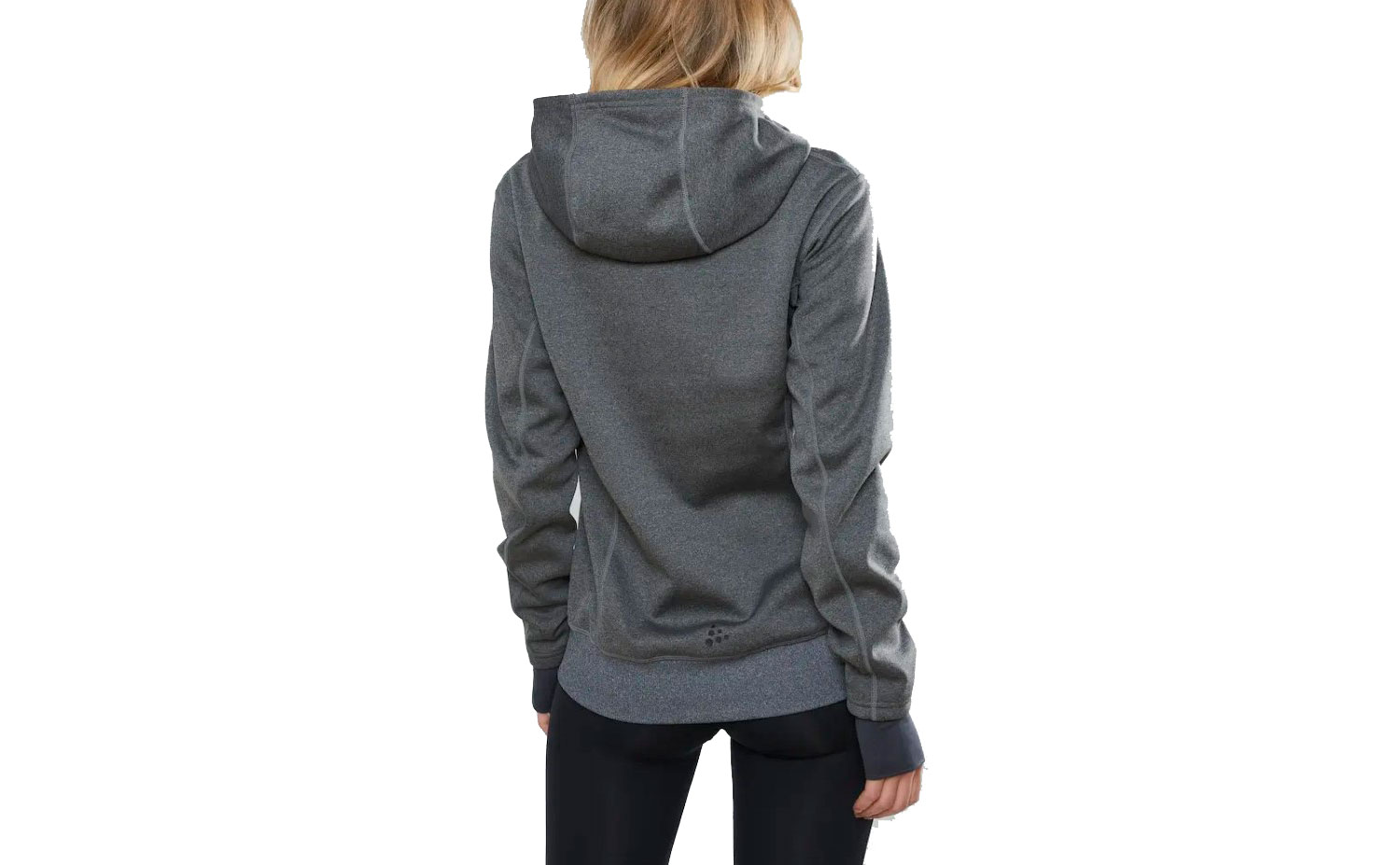 Кофта Craft Sports Fleece Assymetric женская, размер M, сезон AW 19, серый 3