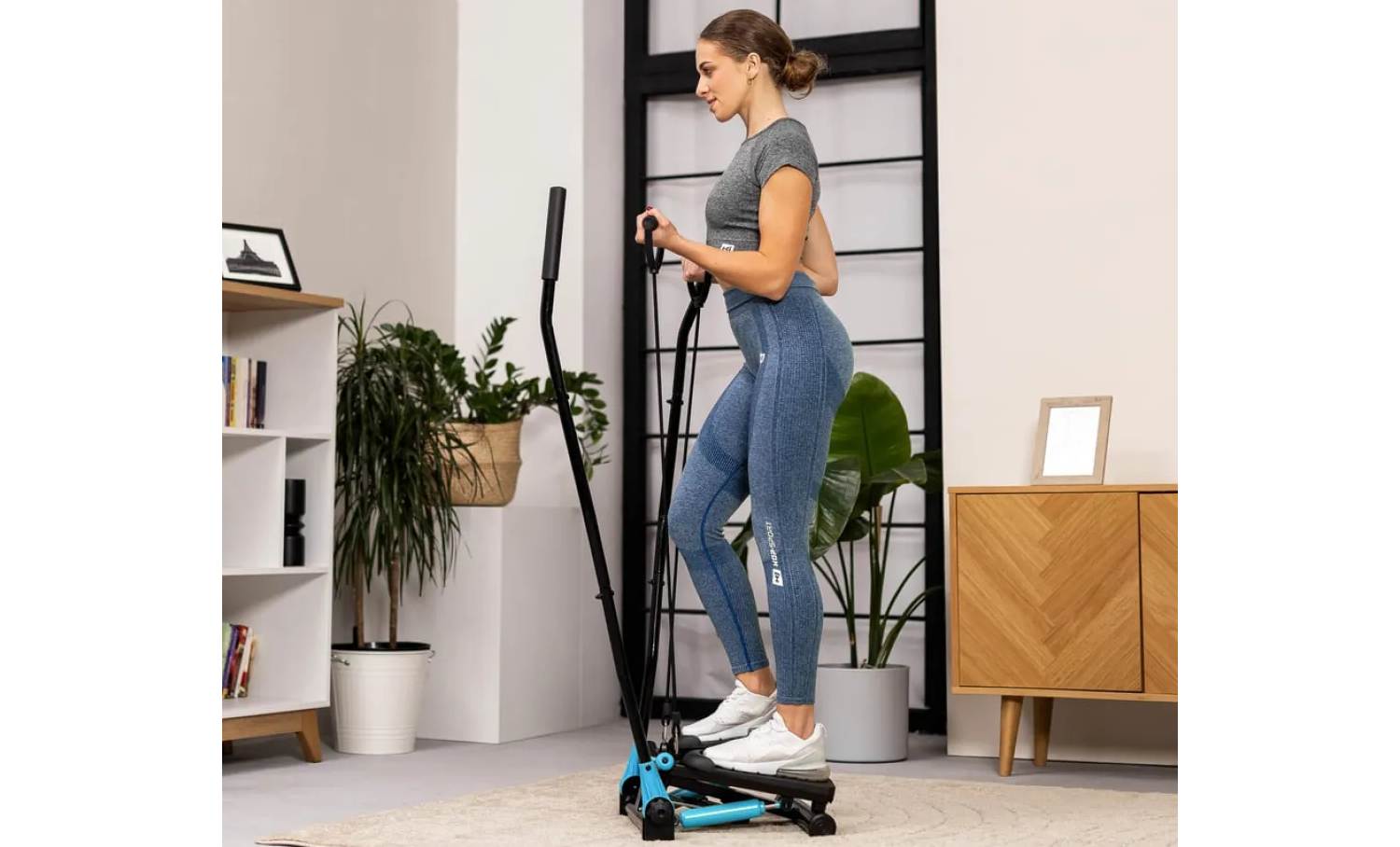 Степпер Hop-Sport HS-045S Slim Синий 15 Степпер Hop-Sport HS-045S Slim Синий 15