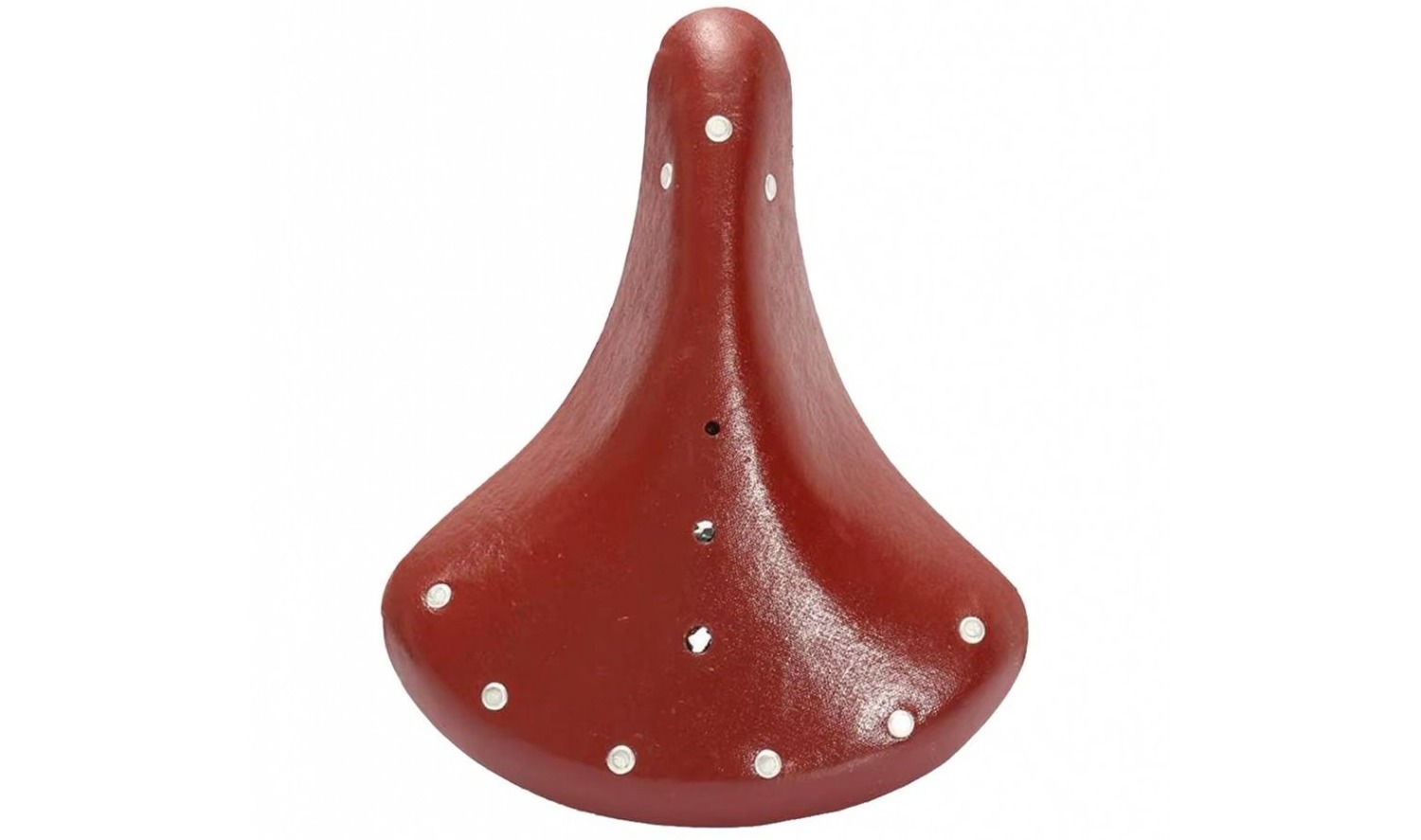 Фотография Седло Seat Retro Lather кожа, коричневый 4