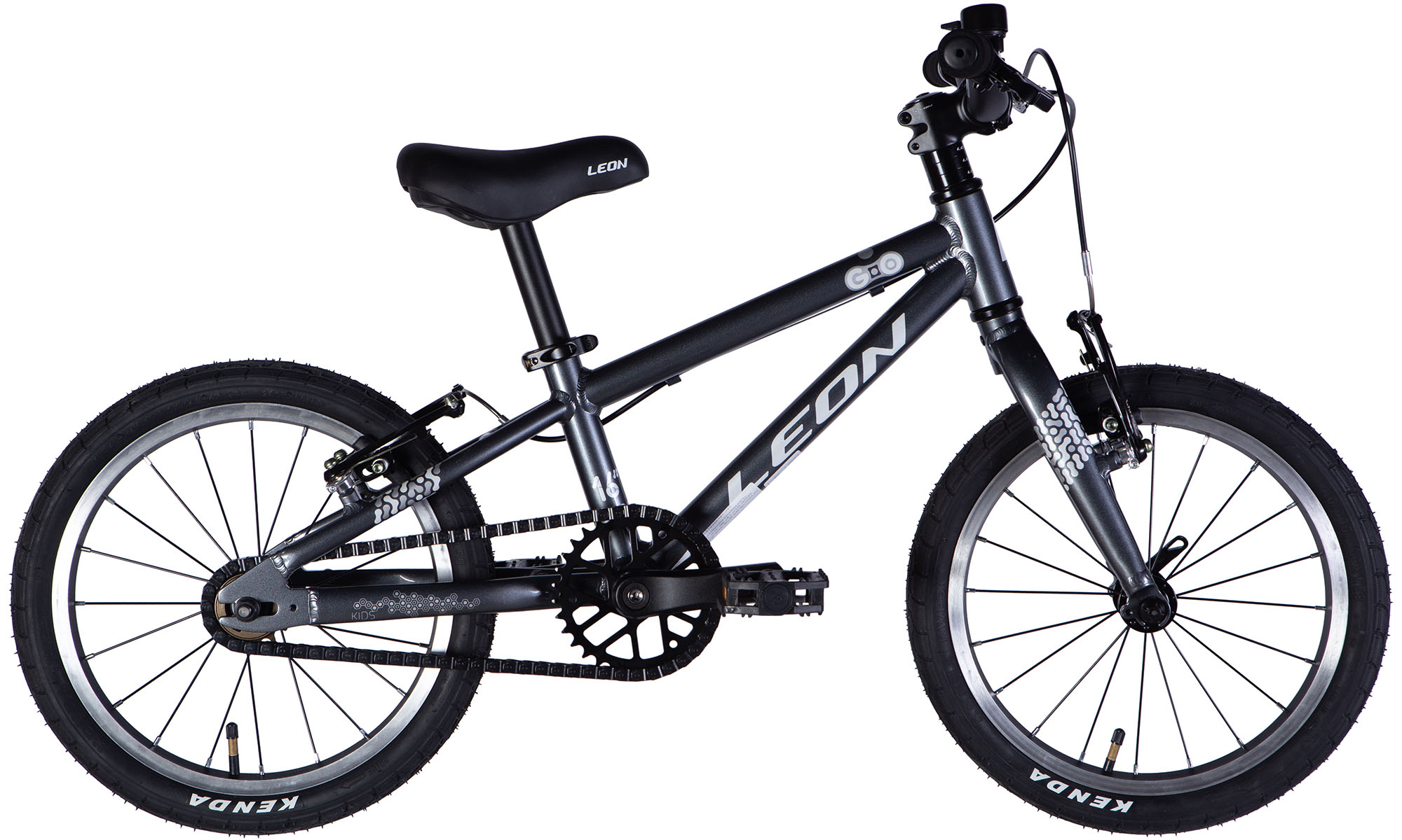Фотографія Велосипед Leon GO Vbr FR 16", размер XXXS, рама-8", 2025, серый