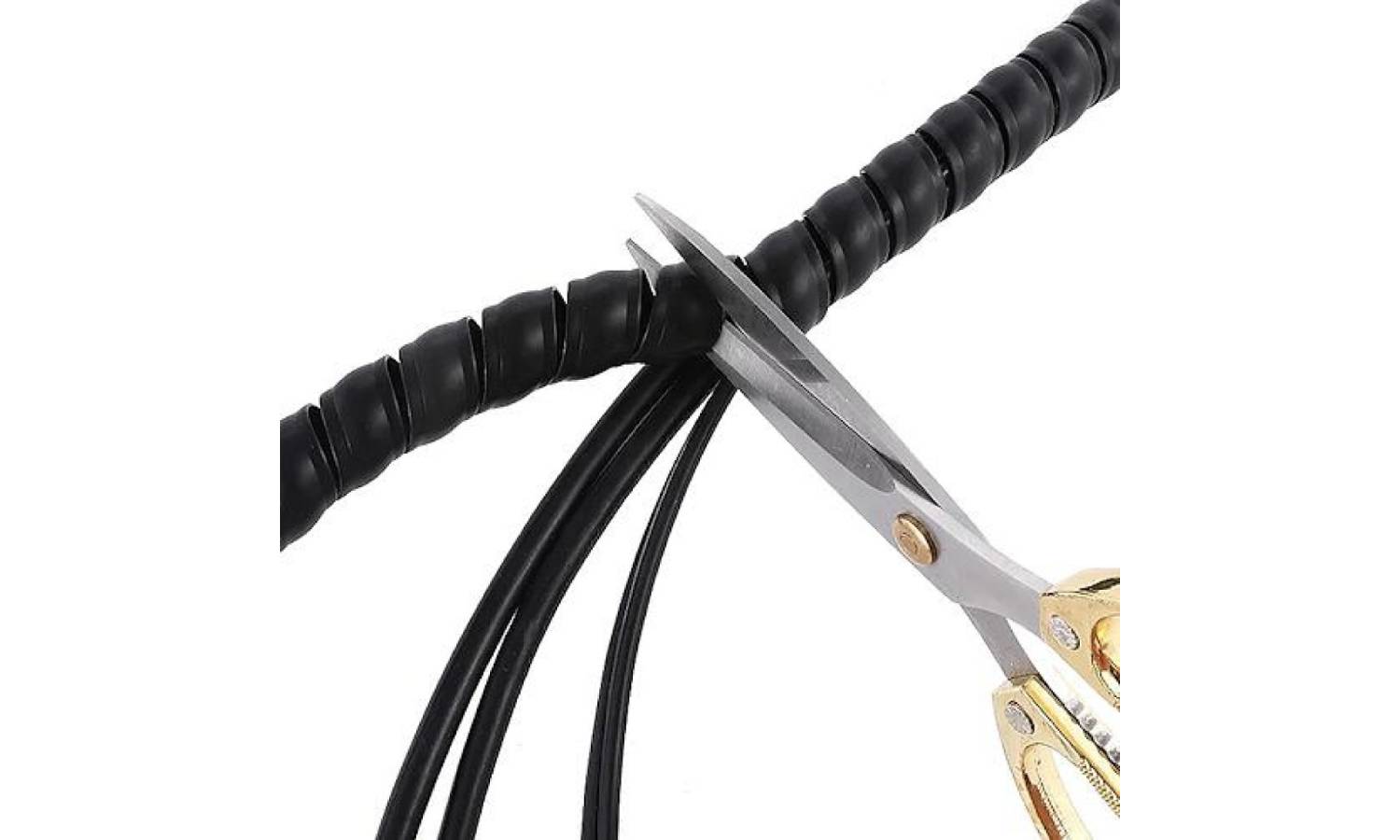 Защита ProX кожуха, спираль 14мм на 1м, черна 2 Защита ProX кожуха, спираль 14мм на 1м, черна 2