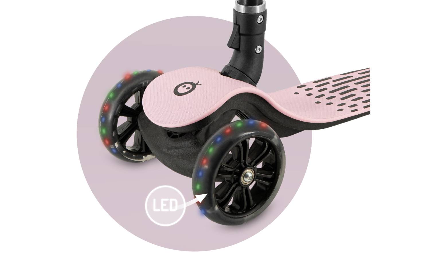Детский самокат MoMi SAN Pink 7 Детский самокат MoMi SAN Pink 7